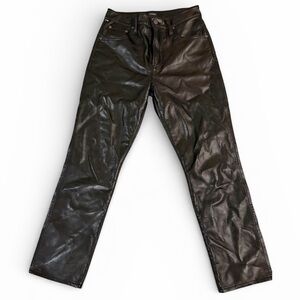 Women’s Black Leather Jeans 25 Citizens of  Humanity